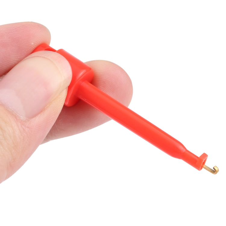 Hook Type Test Probe Clip, Pair (Small Size) Hook Type Test Probe Clip, Pair (Small Size)