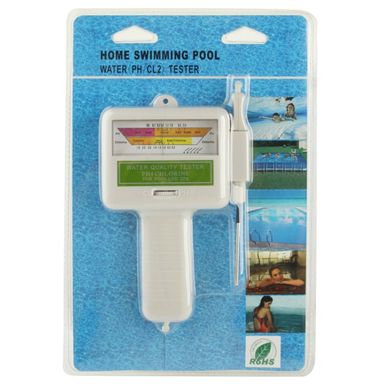 Comprobador de pH/CL2 del agua de la piscina para el hogar, longitud del cable: 1,2 m Comprobador de pH/CL2 del agua de la piscina para el hogar, longitud del cable: 1,2 m