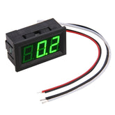 C27D Green Display LED Digital DC 0-10A Current Meter, S-DT-0531G, S-DT-0531L, S-DT-0531R