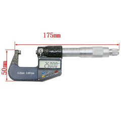 25mm (1 inch) Electronic Digital Micrometer (resolution 0.001mm)
