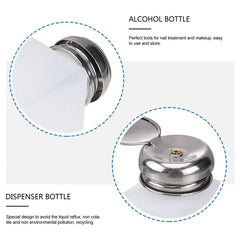 200ml Push Down Alcohol and Liquid Container Bottle