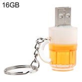 Beer Keychain Style USB Flash Disk with 16GB Memory, 16GB