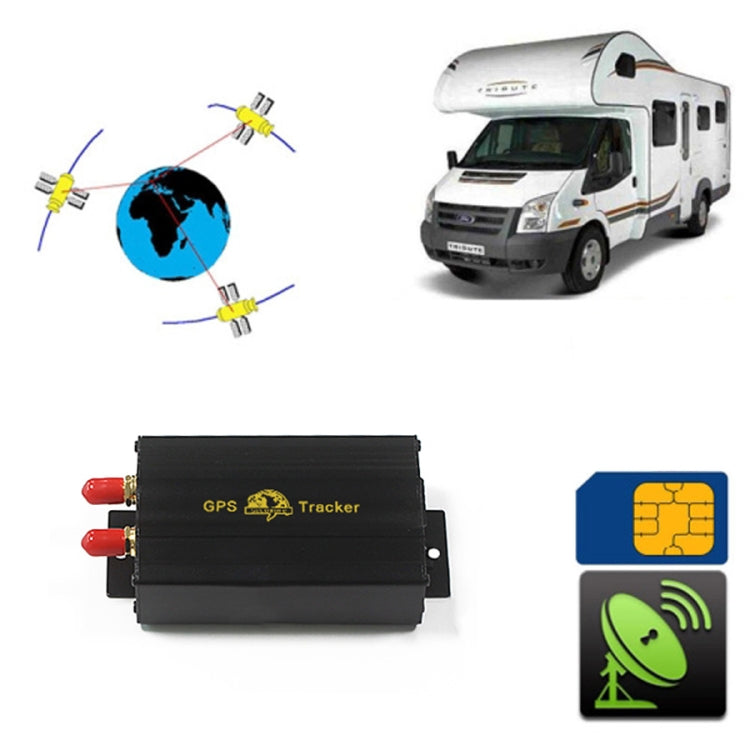 103B GSM / GPRS / GPS Vehicle Tracking System, Support TF Card Memory, Band: 850 / 900 / 1800 / 1900Mhz 103B GSM / GPRS / GPS Vehicle Tracking System, Support TF Card Memory, Band: 850 / 900 / 1800 / 1900Mhz