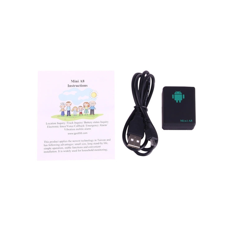 TRACKER Mini A8 Real Time 4 Bands Global Locator GSM/GPRS Tracker Tracking Device for Personal TRACKER Mini A8 Real Time 4 Bands Global Locator GSM/GPRS Tracker Tracking Device for Personal