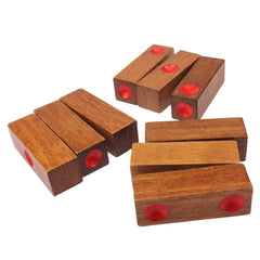 Educational Wooden Dice Pile-up Puzzle Brick Toy, Dice
