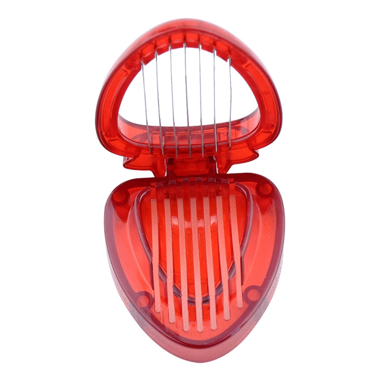 Kitchen Tool Plastic Strawberry Slicer Fruit Knife with Stainless Steel Blade Kitchen Tool Plastic Strawberry Slicer Fruit Knife with Stainless Steel Blade