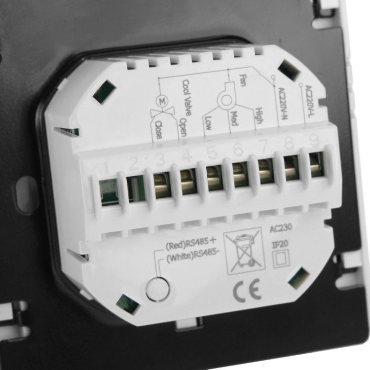 LCD Display Air Conditioning 2-Pipe Programmable Room Thermostat for Fan Coil Unit LCD Display Air Conditioning 2-Pipe Programmable Room Thermostat for Fan Coil Unit