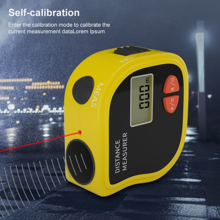 Medidor de distancia ultrasónico CP-3001 Punto láser con cinta métrica de 1 m Medidor de distancia ultrasónico CP-3001 Punto láser con cinta métrica de 1 m
