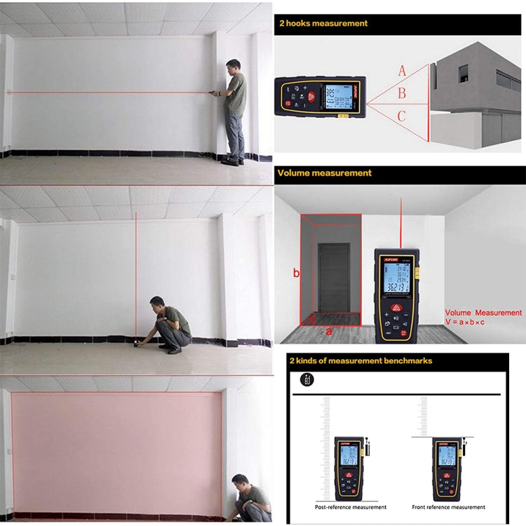 CP-100S Digital Handheld Laser Distance Meter, Max Measuring Distance: 100m, 100m CP-100S Digital Handheld Laser Distance Meter, Max Measuring Distance: 100m, 100m