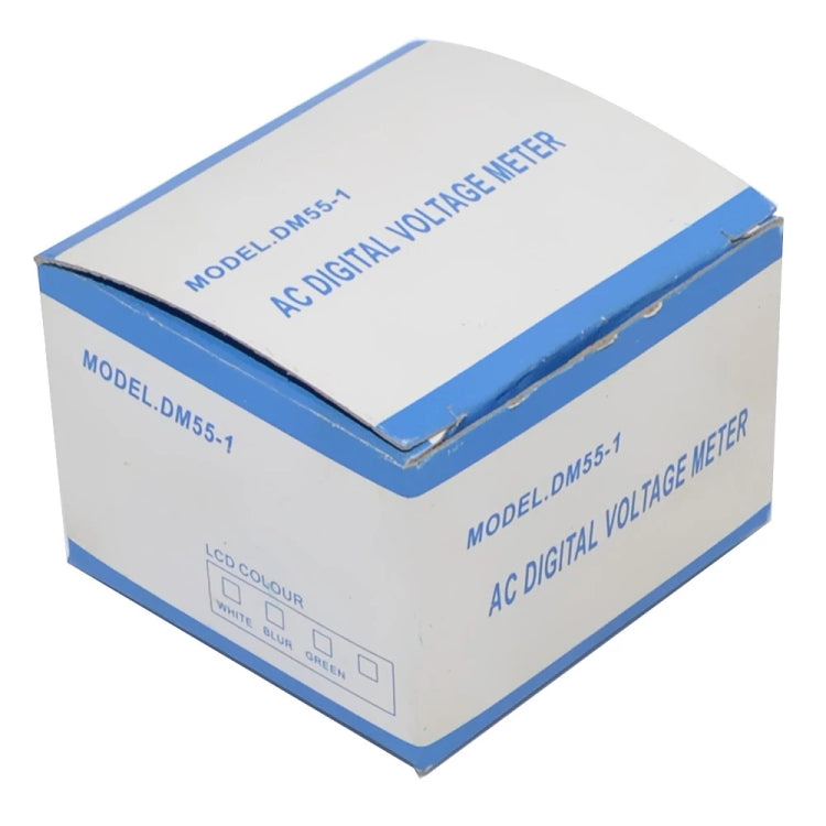 DM55-1 LCD AC Digital Voltage Meter Voltmeter, Measure Range: 110V-300V, EU Plug DM55-1 LCD AC Digital Voltage Meter Voltmeter, Measure Range: 110V-300V, EU Plug