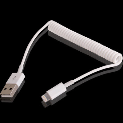 USB Sync Data / Charging Coiled Cable for iPhone, iPad USB Sync Data / Charging Coiled Cable for iPhone, iPad