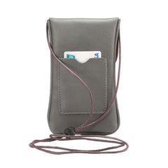 Universal Vertical PU Leather Case / Phone Leather Bag with String