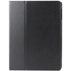 High Quality Litchi Texture Folding Leather with Sleep / Wake-up & Holder Function for iPad 2 / iPad 3 / iPad 4