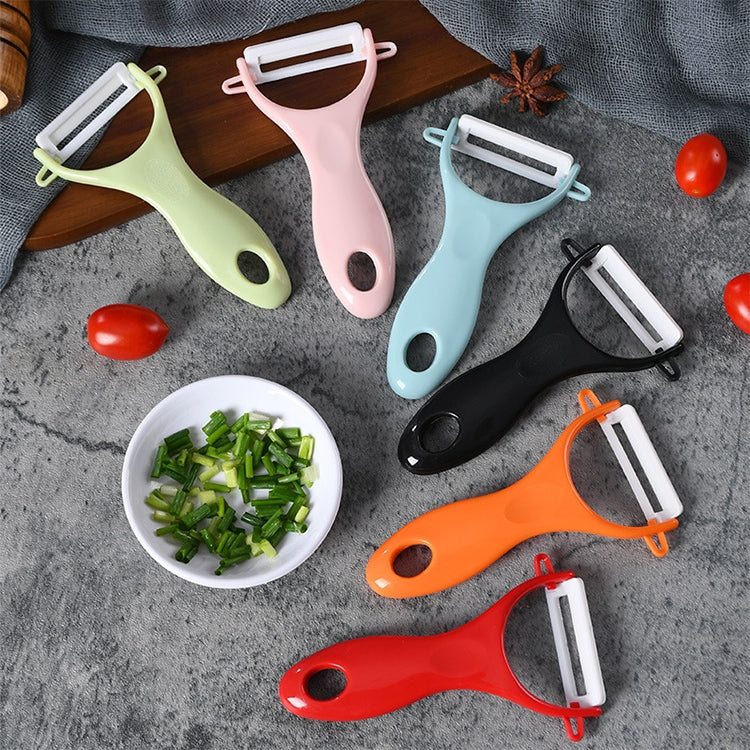T Shaped Ceramic Skin Peeler with Durable ABS Handle, Random Color Delivery, T Shaped Peel Knife T Shaped Ceramic Skin Peeler with Durable ABS Handle, Random Color Delivery, T Shaped Peel Knife