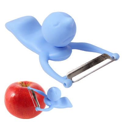 Men Shaped Fruit Vegetable Kitchen Blade Peeler with Durable ABS Handle, Men Shaped Peel Knife Men Shaped Fruit Vegetable Kitchen Blade Peeler with Durable ABS Handle, Men Shaped Peel Knife