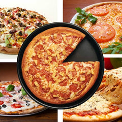 6 inch Round Non-stick Pizza Pan Baking Cooking Oven Tray, Size: 16.5 x 2.2cm, 6 inches