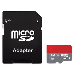64GB High Speed Class 10 TF/Micro SDHC UHS-1(U1) Memory Card, Write: 15mb/s, Read: 30mb/s (100% Real Capacity), 64GB