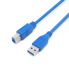 USB 3.0 A Male to B Male Extension / Data Transfer / Printer Cable, Length: 5m, Length: 1.5m
