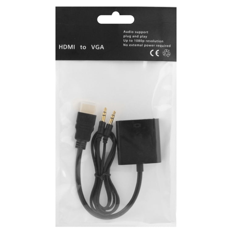 24cm Full HD 1080P HDMI to VGA + Audio Output Cable for Computer / DVD / Digital Set-top Box / Laptop / Mobile Phone / Media Player, Length: 24cm, Length: 24cm(White) 24cm Full HD 1080P HDMI to VGA + Audio Output Cable for Computer / DVD / Digital Set-top Box / Laptop / Mobile Phone / Media Player, Length: 24cm, Length: 24cm(White)
