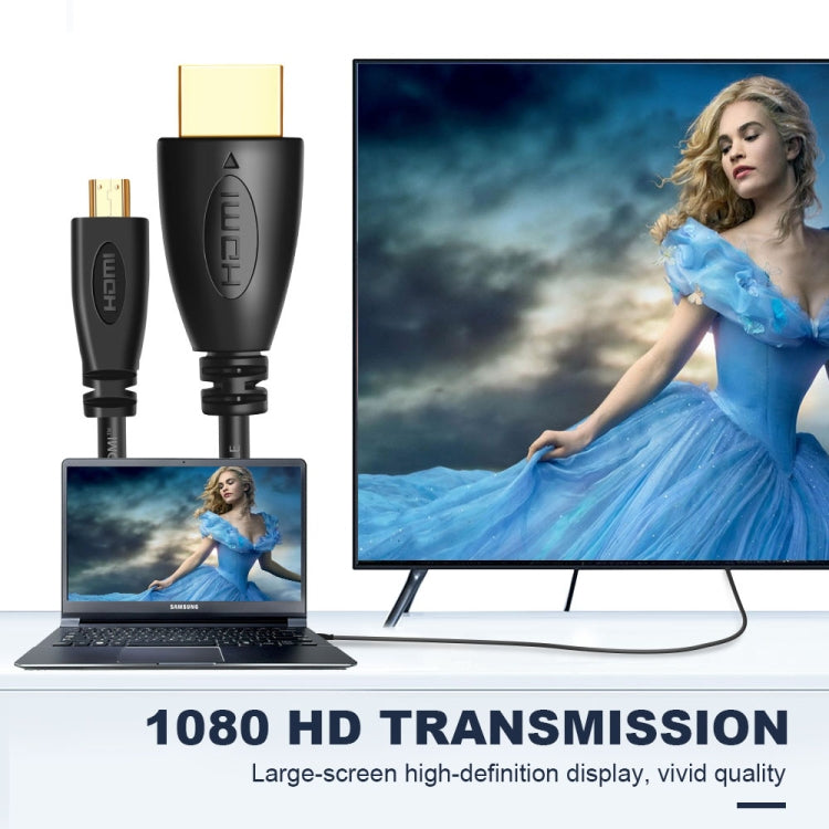1.8m Gold Plated 3D 1080P Micro HDMI Male to HDMI Male cable for Mobile Phone, Cameras, GoPro, Gold Plated Micro HDMI, Length: 1.8m 1.8m Gold Plated 3D 1080P Micro HDMI Male to HDMI Male cable for Mobile Phone, Cameras, GoPro, Gold Plated Micro HDMI, Length: 1.8m