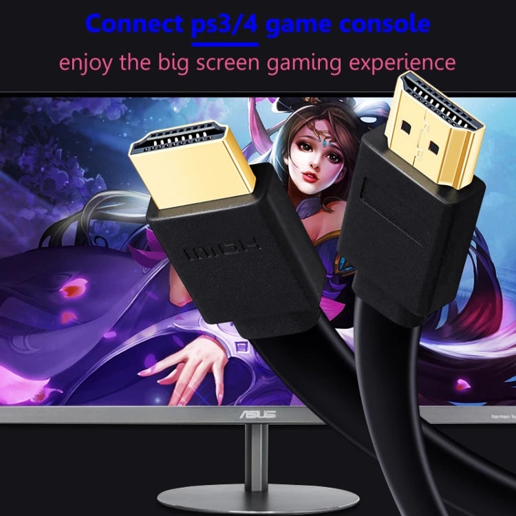 1.5m Gold Plated HDMI to HDMI 19Pin Flat Cable, 1.4 Version, Support Ethernet, 3D, 1080P, HD TV / Video / Audio etc, Length: 1.5m (Magenta) 1.5m Gold Plated HDMI to HDMI 19Pin Flat Cable, 1.4 Version, Support Ethernet, 3D, 1080P, HD TV / Video / Audio etc, Length: 1.5m (Magenta)