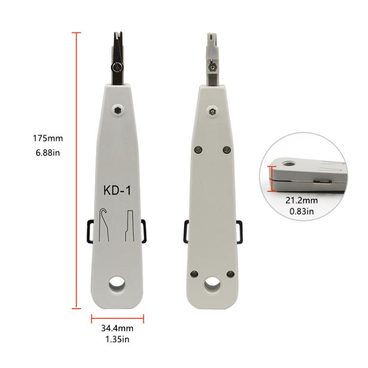 RJ45 / RJ12 / RJ11 Network BT Telephone Socket Multi Punch Insertion Tool(White) RJ45 / RJ12 / RJ11 Network BT Telephone Socket Multi Punch Insertion Tool(White)