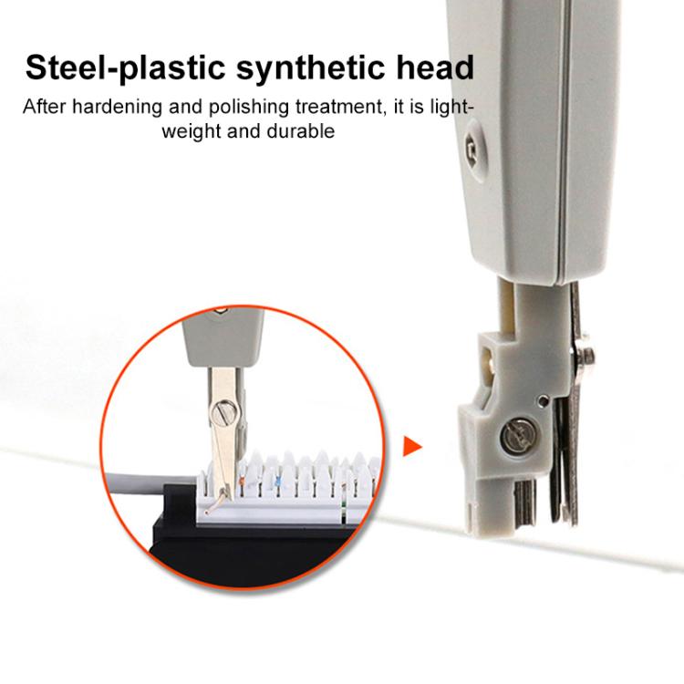 RJ45 / RJ12 / RJ11 Network BT Telephone Socket Multi Punch Insertion Tool(White) RJ45 / RJ12 / RJ11 Network BT Telephone Socket Multi Punch Insertion Tool(White)