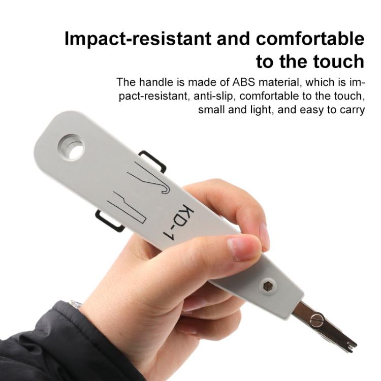 RJ45 / RJ12 / RJ11 Network BT Telephone Socket Multi Punch Insertion Tool(White) RJ45 / RJ12 / RJ11 Network BT Telephone Socket Multi Punch Insertion Tool(White)