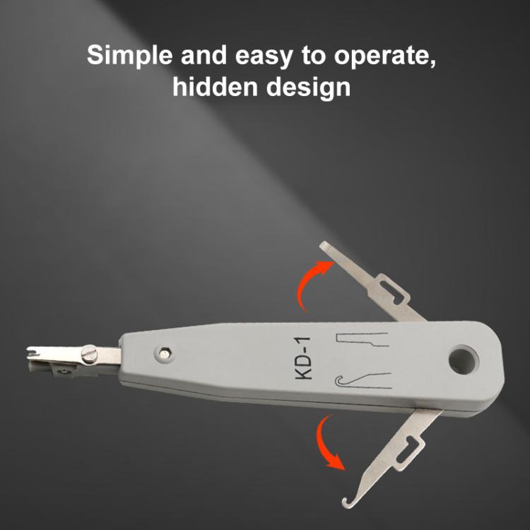 RJ45 / RJ12 / RJ11 Network BT Telephone Socket Multi Punch Insertion Tool(White) RJ45 / RJ12 / RJ11 Network BT Telephone Socket Multi Punch Insertion Tool(White)