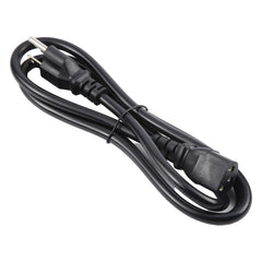 Universal US 3 Prong AC Power Cords for Desktop Computer Printer Monitor Plug, Length:1.5m