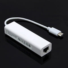 Type-C to 3 x USB and RJ45 Multi-function Adapter, Length: 13cm