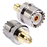 Coaxial SMA Female to UHF Female Adapter, SMA Female to UHF Female