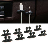 8 PCS DM-003 Car Cable Convenient Bundle Clip with Adhesive