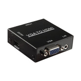 HD 1080P HDMI Mini VGA to HDMI Scaler Box Audio Video Digital Converter Adapter for PC / HDTV, HD 1080P