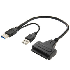 USB 2.0 / USB 3.0 To SATA Cable with 2.5 inch HDD Protection Box, Support up to 4TB Speed, USB 3.0 to SATA with USB(B)
