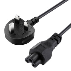 High Quality 3 Prong Style UK Notebook AC Power Cord, Length: 1.5m, 3 Prong Style UK Plug, Length: 1.5m