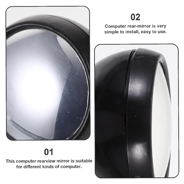 Computer Rearview Convex Glasses Rear View Mirror (Random Color Delivery), Random Color Delivery Computer Rearview Convex Glasses Rear View Mirror (Random Color Delivery), Random Color Delivery