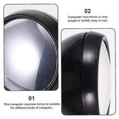 Computer Rearview Convex Glasses Rear View Mirror (Random Color Delivery), Random Color Delivery