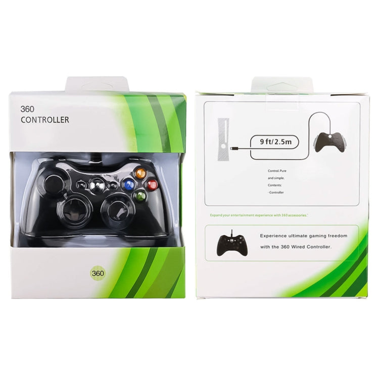 USB 2.0 Wired Controller Gamepad for XBOX360, Plug and Play, Cable Length: 2.5m USB 2.0 Wired Controller Gamepad for XBOX360, Plug and Play, Cable Length: 2.5m