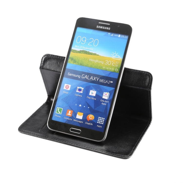 5.5-6.3 Inch Universal Crazy Horse Texture 360 Degree Rotating Carry Case with Holder & Card Slot for Galaxy Mega 6.3 / i9200 5.5-6.3 Inch Universal Crazy Horse Texture 360 Degree Rotating Carry Case with Holder & Card Slot for Galaxy Mega 6.3 / i9200