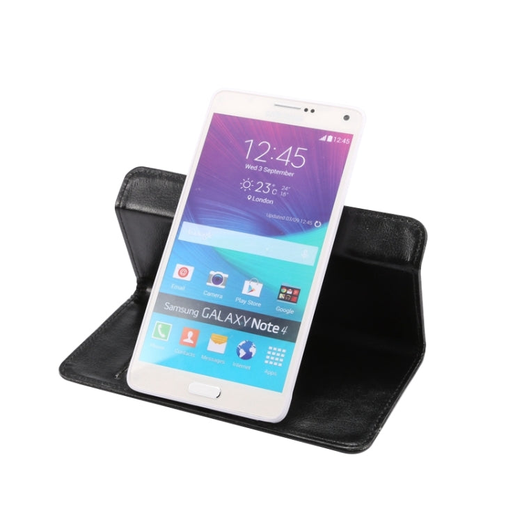 5.3-5.5 Inch Universal Crazy Horse Texture 360 Degree Rotating Carry Case with Holder & Card Slots for Galaxy Note I / II / III / IV 5.3-5.5 Inch Universal Crazy Horse Texture 360 Degree Rotating Carry Case with Holder & Card Slots for Galaxy Note I / II / III / IV