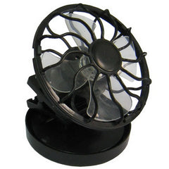 Mini ventilador portátil de viaje con enganche para energía solar