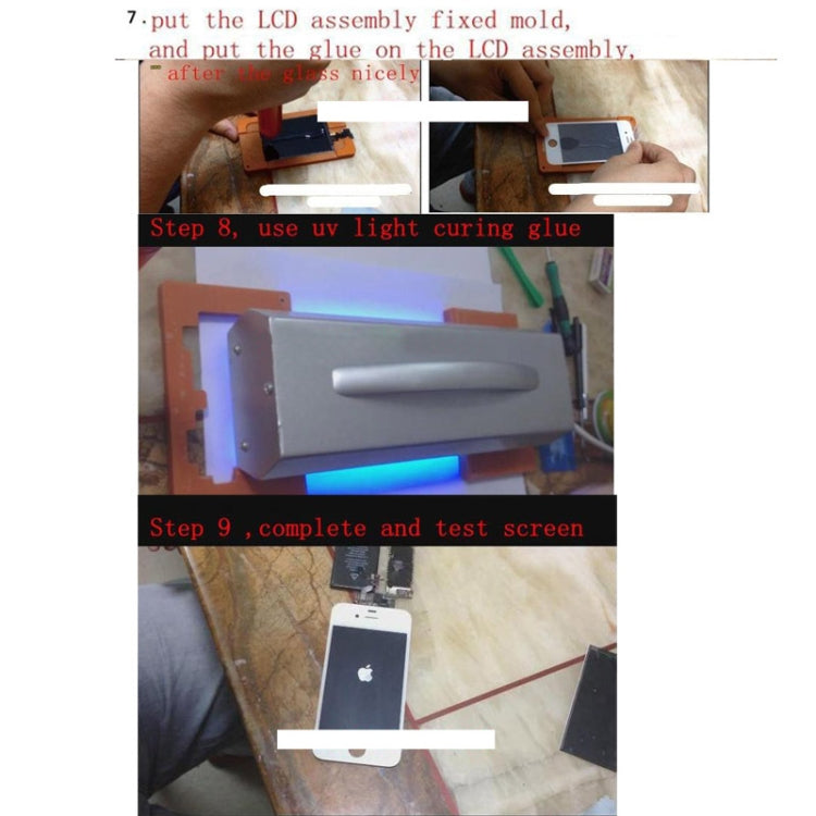 Touch Panel LCD Separator Glue Disassemble Machine for iPhone / Samsung / HTC / Sony etc. Support LCD Panel Size: 20 cm x 11 cm (AC 110 - 220V) Touch Panel LCD Separator Glue Disassemble Machine for iPhone / Samsung / HTC / Sony etc. Support LCD Panel Size: 20 cm x 11 cm (AC 110 - 220V)