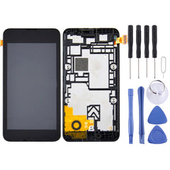 LCD Screen and Digitizer Full Assembly with Frame for Nokia Lumia 530