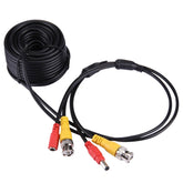 Cable de videovigilancia, cable de alimentación de vídeo, cable coaxial RG59, longitud: 10 m