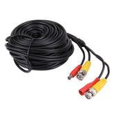 Cable de videovigilancia, cable de alimentación de vídeo, cable coaxial RG59, longitud: 20 m