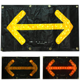 30 LED Car Safety Hazard Traffic Two-way Arrow Direction with Key Indicator Switch Signal Sign, YFY:A4685