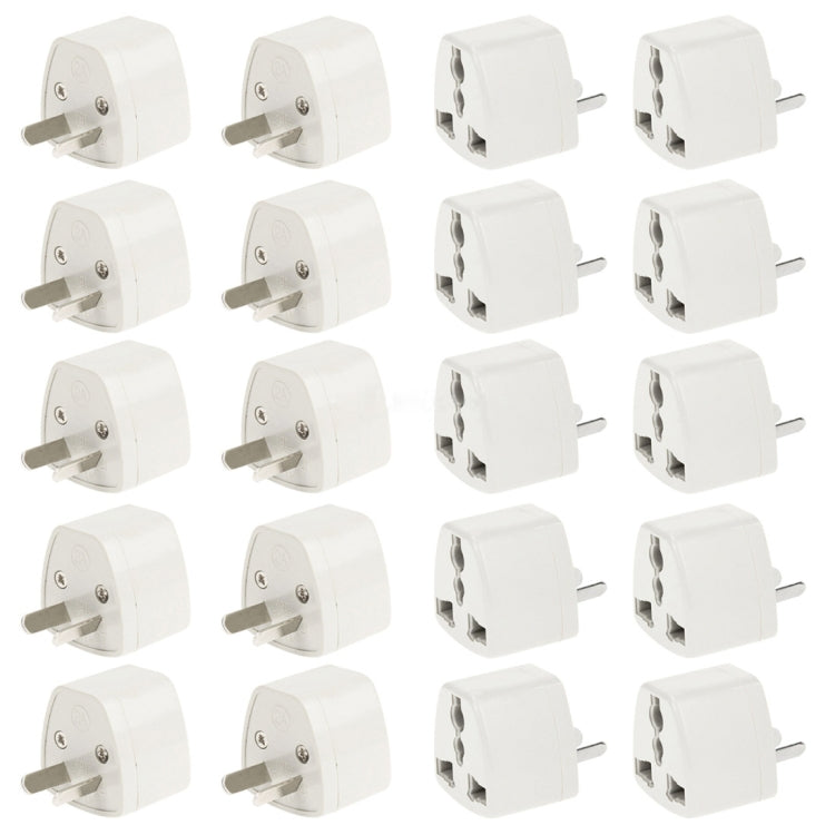 20 PCS Plug Adapter, Travel Power Adaptor with AU Socket Plug, AU Plug(20 PCS) 20 PCS Plug Adapter, Travel Power Adaptor with AU Socket Plug, AU Plug(20 PCS)