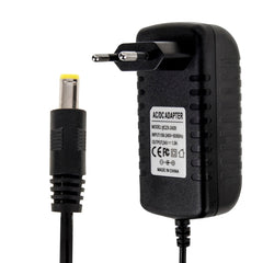 EU Plug AC 100-240V to DC 24V 1.5A Power Adapter, Tips: 5.5 x 2.1mm, Cable Length: about 1.2m