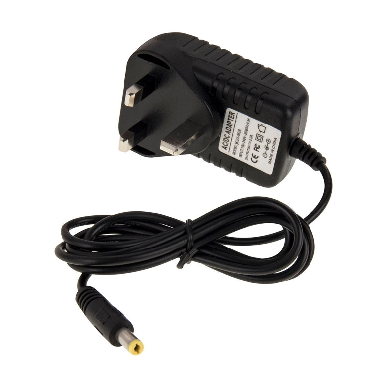Adaptador de corriente con enchufe británico de CA 100-240 V a CC 6 V 2 A, puntas: 5,5 x 2,1 mm, longitud del cable: aproximadamente 1,2 m, enchufe británico de CC 6 V 2 A Adaptador de corriente con enchufe británico de CA 100-240 V a CC 6 V 2 A, puntas: 5,5 x 2,1 mm, longitud del cable: aproximadamente 1,2 m, enchufe británico de CC 6 V 2 A
